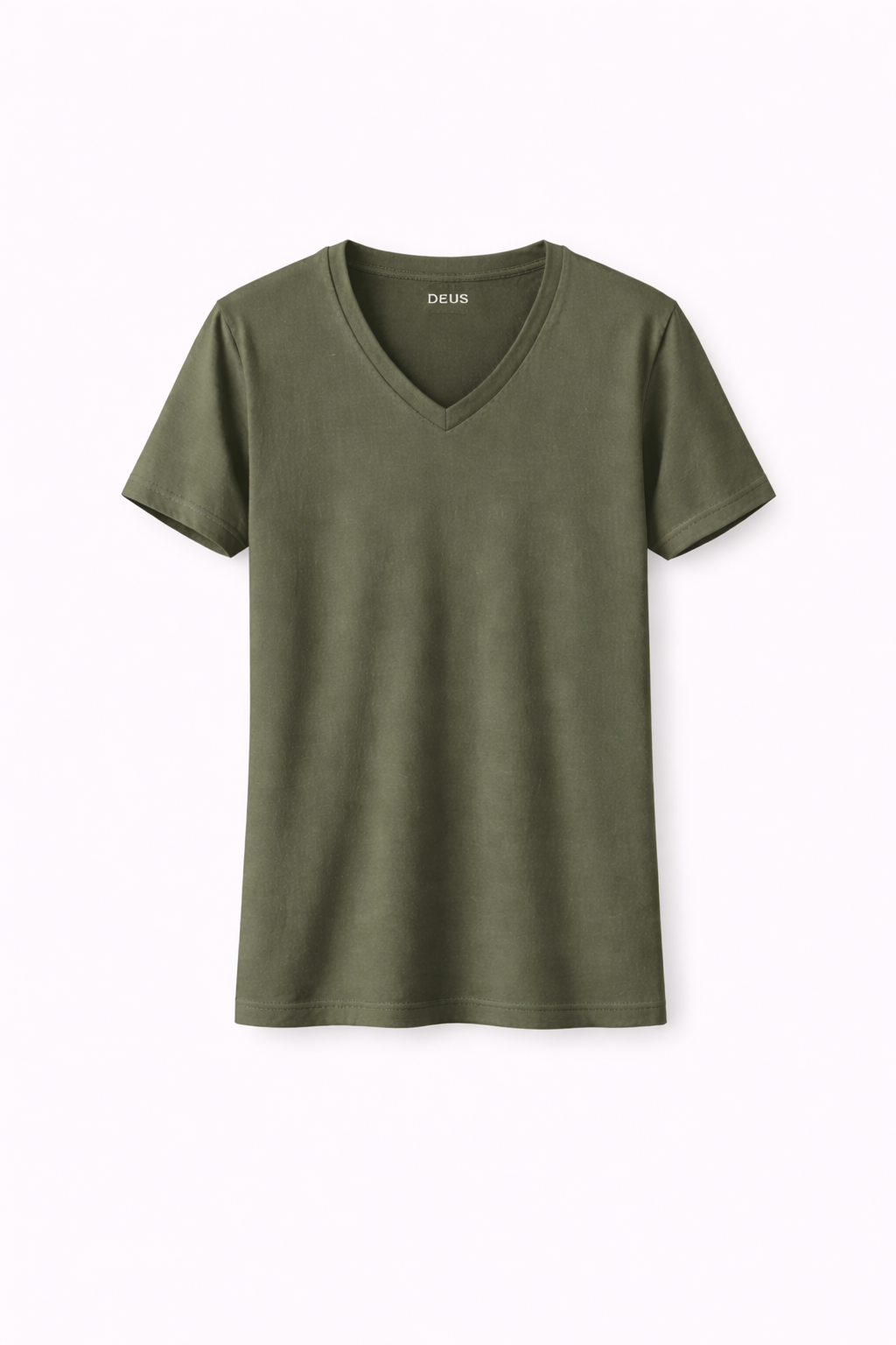 DEUS Olive Smoke V-Neck